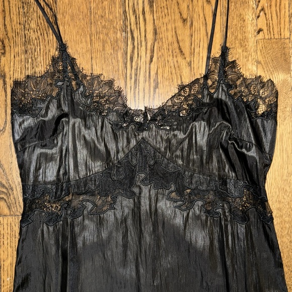 NWT ROBERT RODRIGUEZ BLACK LACE SLIP DRESS - Picture 6 of 14